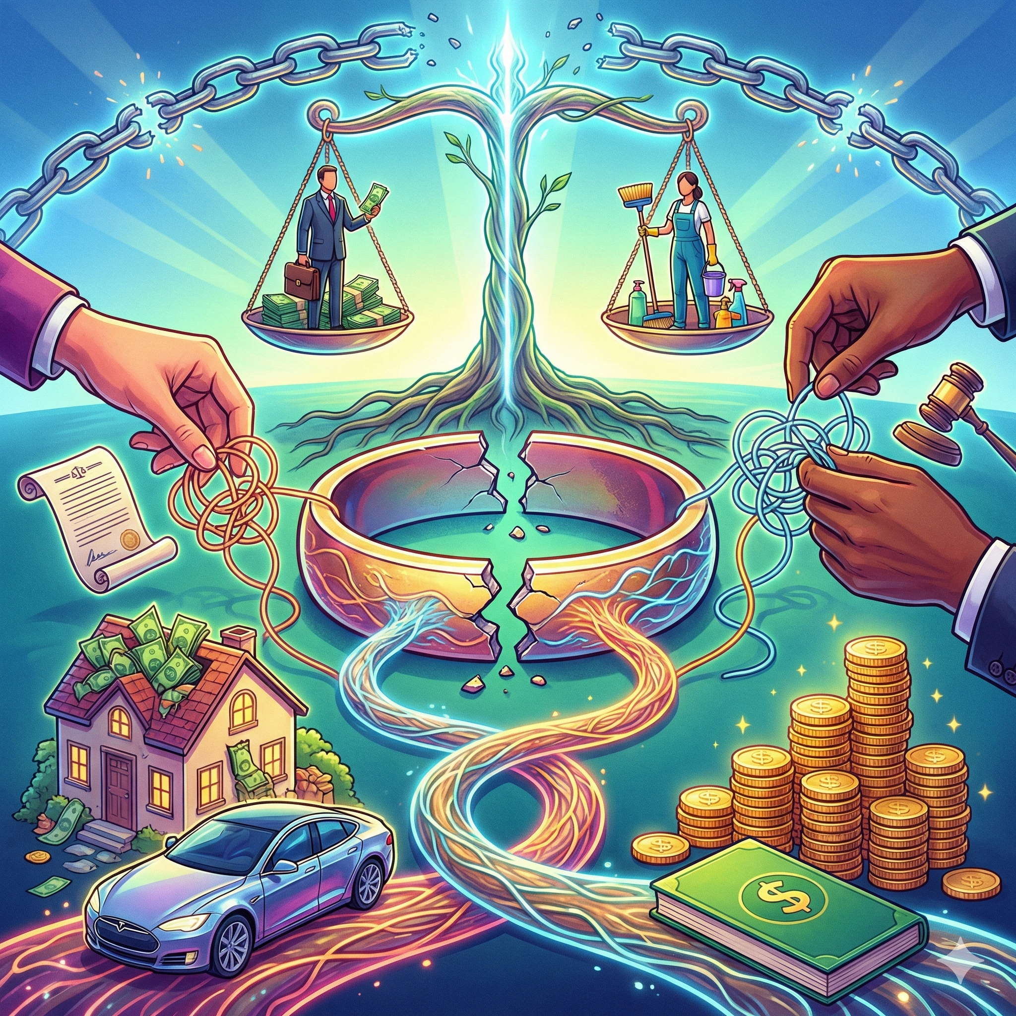 Breaking Chains, Dividing Gains