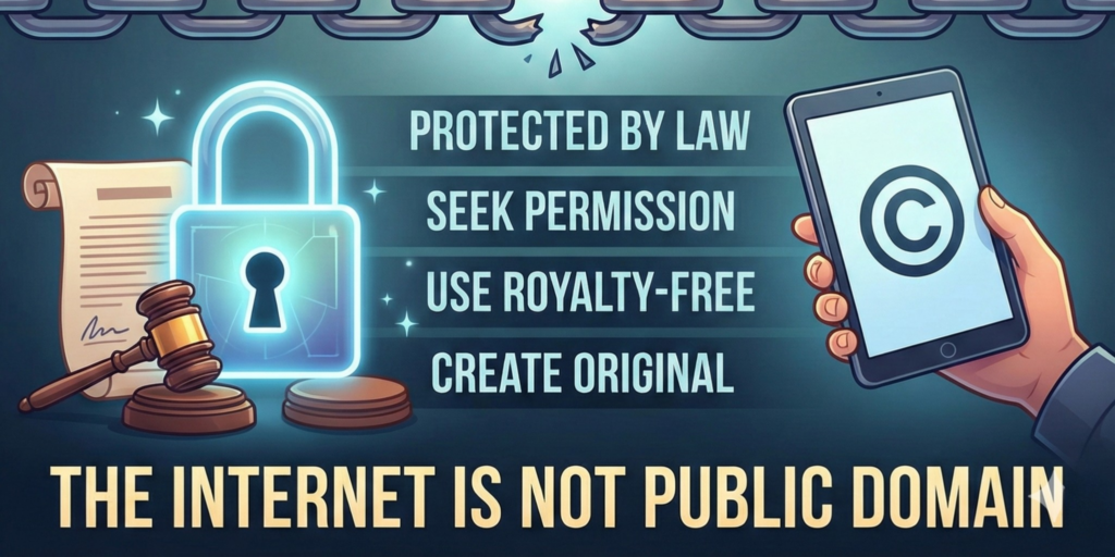 THE INTERNET IS NOT PUBLIC DOMAIN