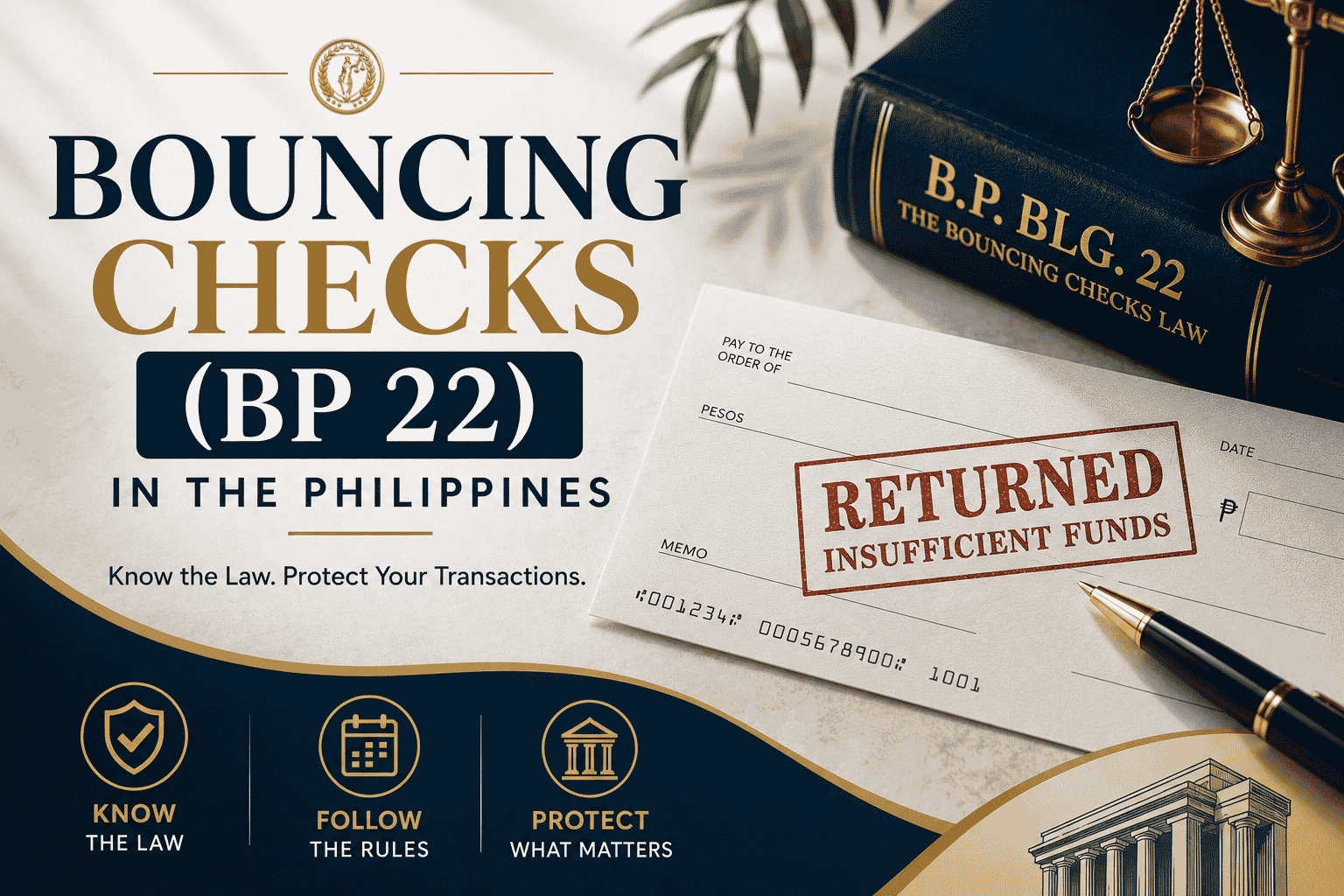 Bouncing Checks (BP 22) in the Philippines: What Every Check Issuer and Payee Should Know