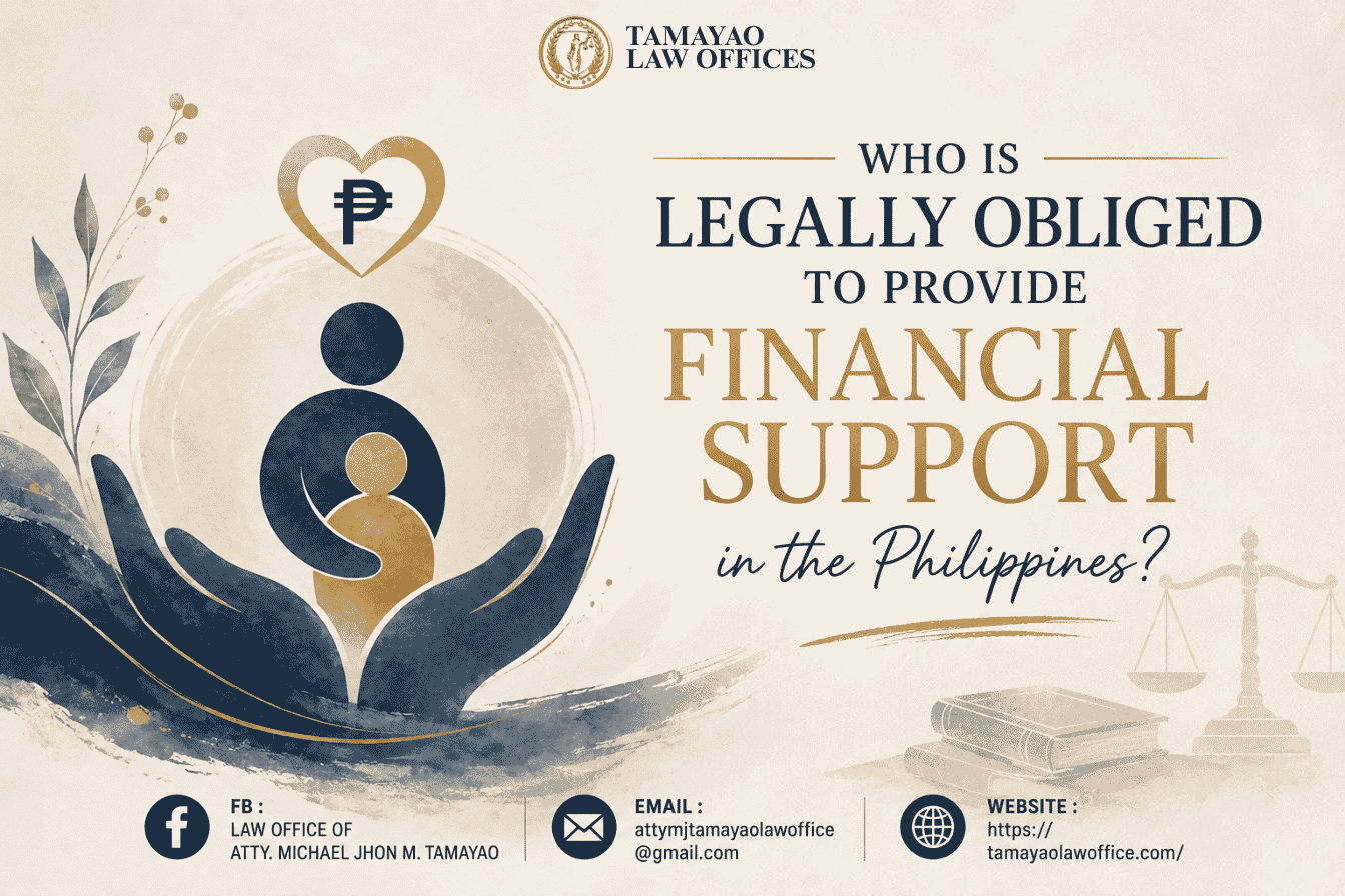 Who is Legally Obliged to Provide Financial Support in the Philippines?